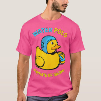 T-shirt Le Canard En Caoutchouc De Polo D'Eau Dominent Ou