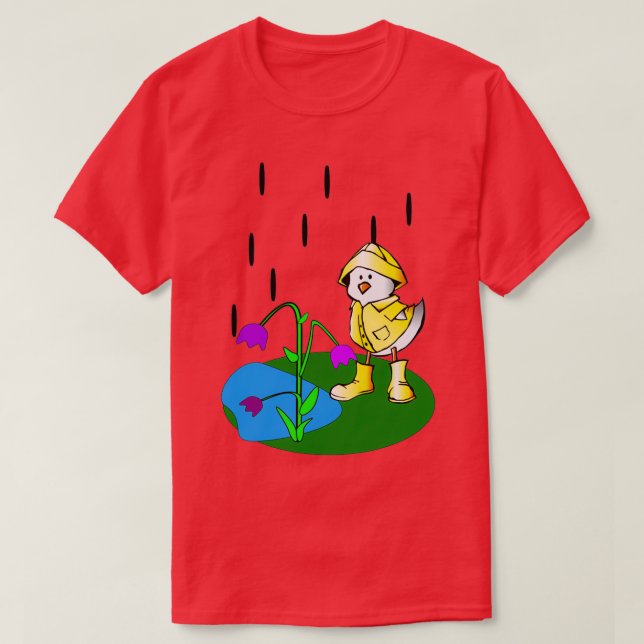 T-shirt le canard en imperméable (Design devant)