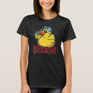 T-shirt Le Canard Jaune Libère Le Quackin ! Drôle
