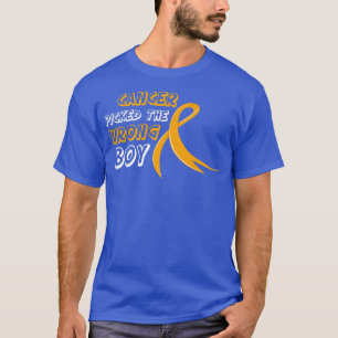 T-shirt Le Cancer A Pris Le Mauvais Garçon, L'Enfance Canc