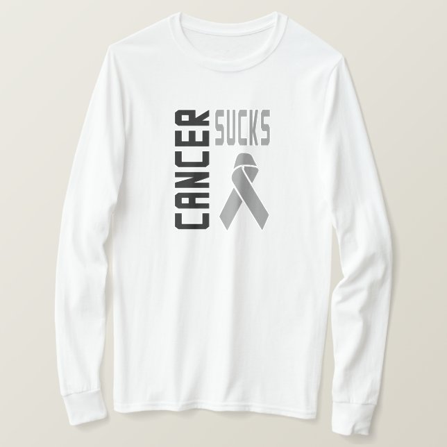 T-shirt Le cancer c'est moche (Design devant)