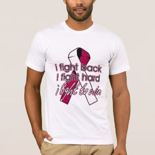 T-shirt Le cancer de la gorge I battent en retraite