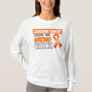 T-shirt Le Cancer de leucémie a sélectionné le poussin