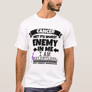T-shirt Le cancer du GIST a atteint son pire ennemi en moi