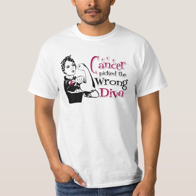 T-shirt Le Cancer Du Myélome Multiple A Pris Le Mauvais Di (Devant)