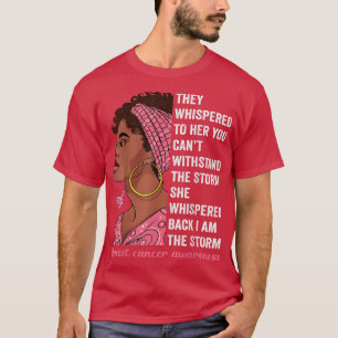 T-shirt Le cancer du sein africain-américain est pour les