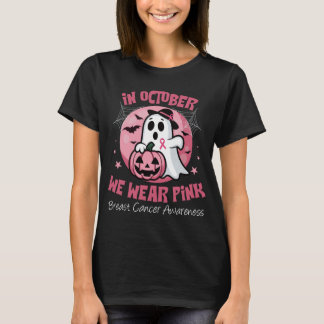 T-shirt Le Cancer Du Sein Chemises Femmes Halloween En Oct