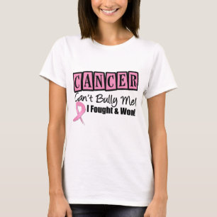 T-shirt Le cancer du sein ne peut pas m'intimider - j'ai