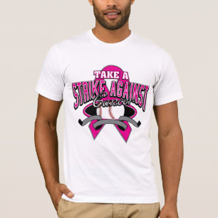 T-shirt Le cancer du sein prennent une grève contre le