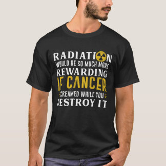 T-shirt Le Cancer hurle pendant que vous le détruisez