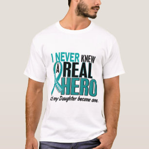 T-shirt Le Cancer ovarien N'A JAMAIS CONNU une fille du