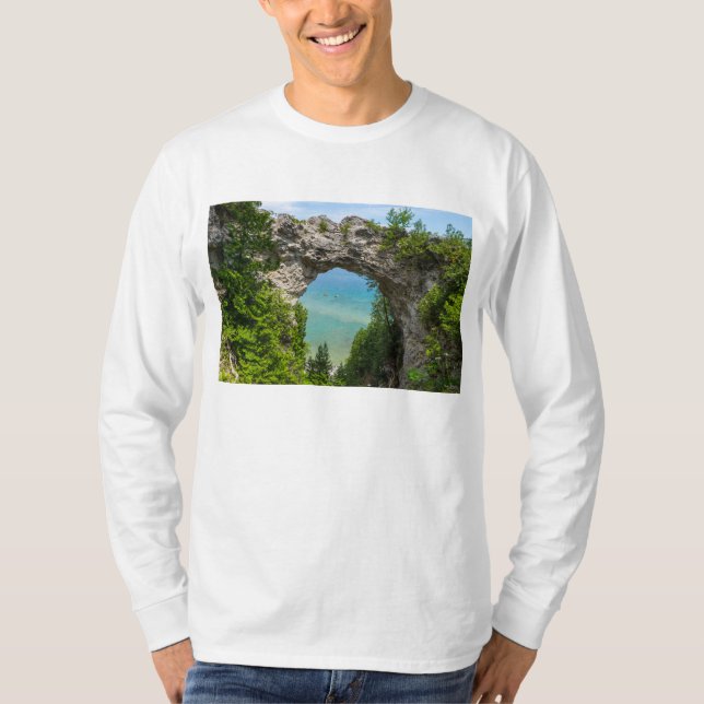T-shirt Le Canoë À Arch Rock (Devant)