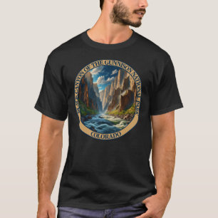 T-shirt Le canyon noir du parc national Gunnison