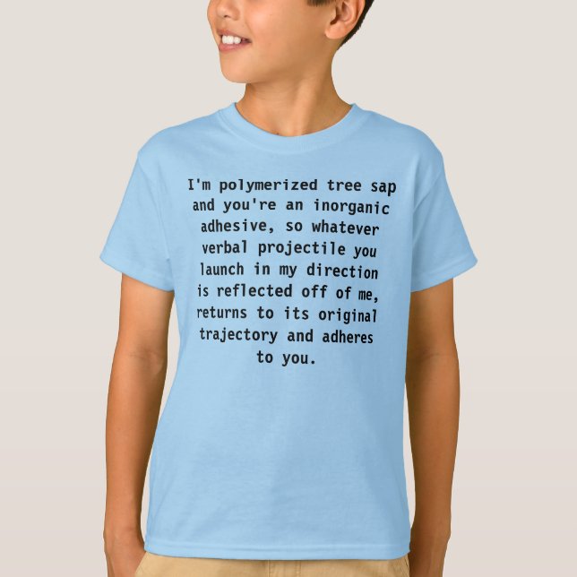 T-shirt Le caoutchouc et colle Sheldon (Devant)