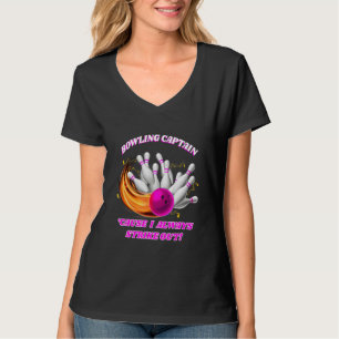 T-shirt Le capitaine de bowling Rollin' Bowlers frappe