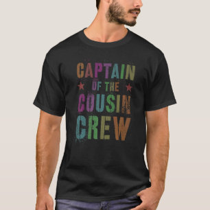 T-shirt Le Capitaine De Rockin Du Groupe De Grand-Mère De
