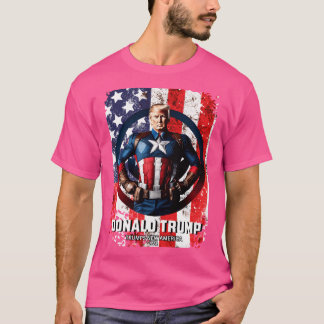 T-shirt Le Capitaine Donald Trump 12 Trump Trump Trump Tru