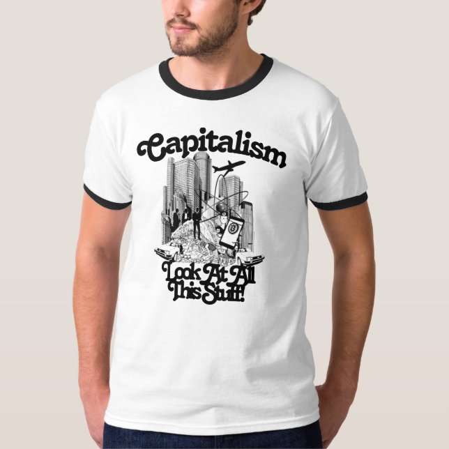 T-shirt Le capitalisme est sonnerie répugnante (Devant)