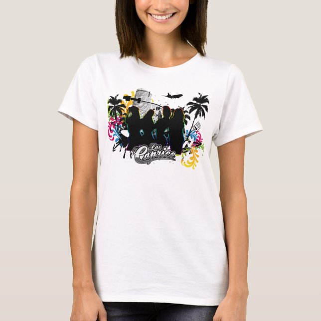 T-shirt Le caprice "Miami de Las ombrage" le dessus de (Devant)