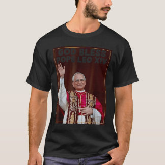 T-shirt Le cardinal Robert Prevost Chemise Pope Leo Xiv 5