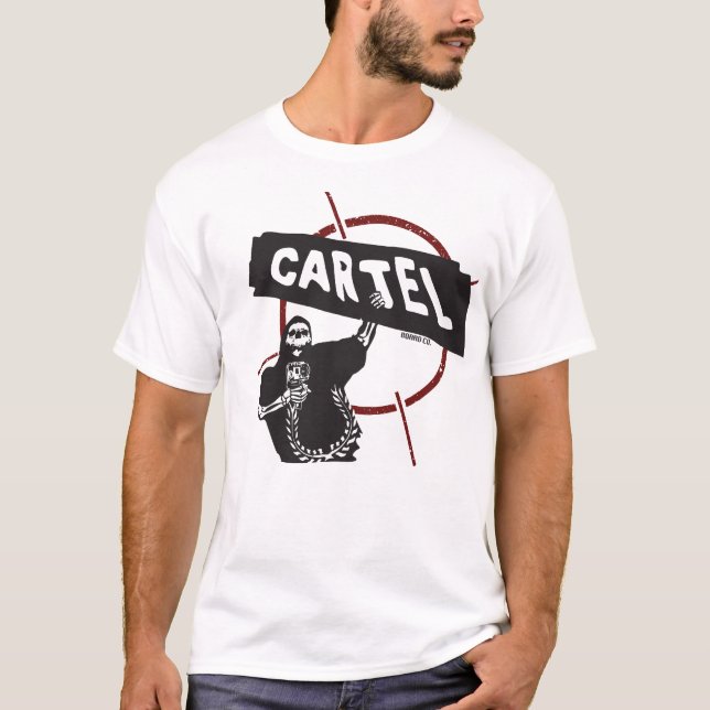 T-shirt Le cartel labourent la mort T (Devant)