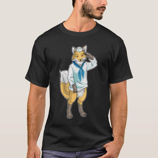 T-shirt Le casquette de Fox Sailor Sailor (Devant)