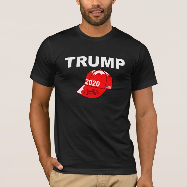 T-shirt Le casquette rouge de l'atout 2020 réélisent le (Devant)