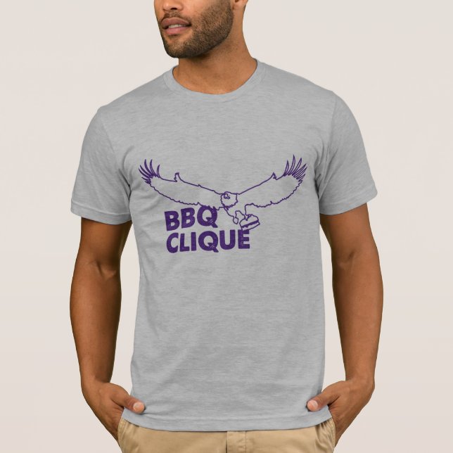 T-shirt Le casse-croûte aiment un aigle pourpre (Devant)