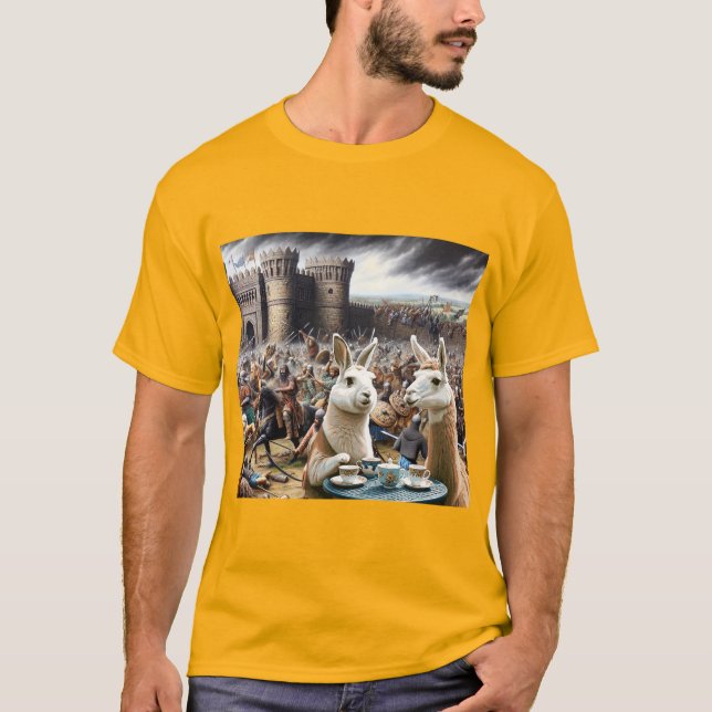 T-shirt Le Castle Siege Tea Party (Devant)