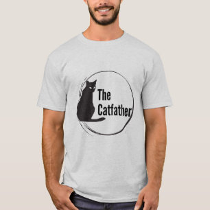 T-shirt Le Catfather, Amoureux des chats, Team Cat