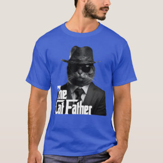 T-shirt Le Catfather Fête des Pères Meilleur Anniversaire