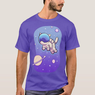T-shirt Le Catstronaut L'Astronaut De Chat De L'Espace