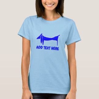 T-shirt Le célèbre chien bleu, Dachshund