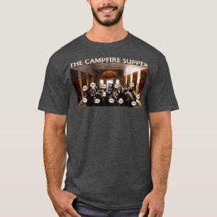T-shirt Le Cène De Feu De Campagne Saddles De La Scène De
