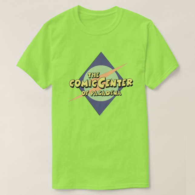 T-shirt Le centre de bande dessinée de Pasadena (Design devant)