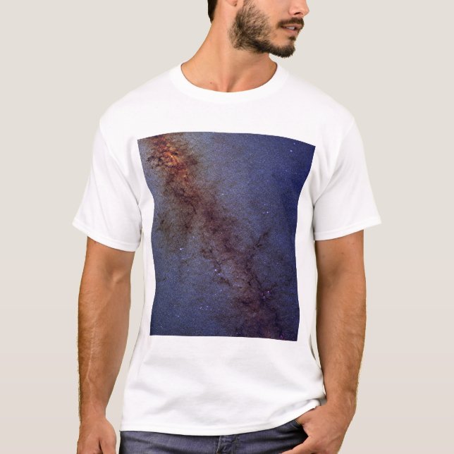 T-shirt Le centre de notre Galaxie de la Voie Lactée (Devant)