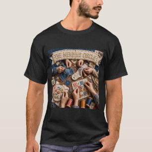 T-shirt Le Cercle de Réparation – Broderie Vintage Visible