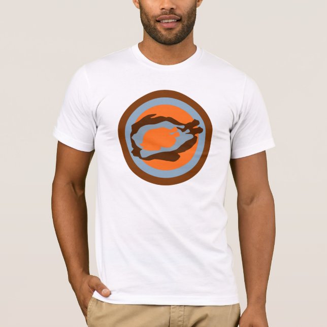T-shirt Le cercle de Turducken (Devant)