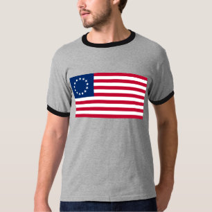 T-shirt Le Cercle des étoiles, drapeau américain par Betsy
