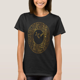 T-shirt Le Cercle Magique de Cléopâtre Symboles Égyptiens 