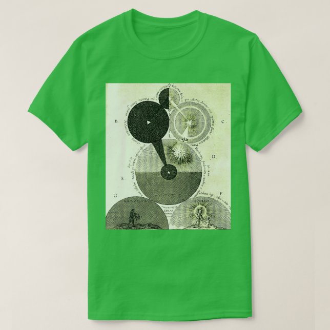 T-shirt Le cercle prend le triangle (Design devant)
