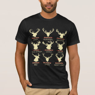 T-shirt Le cercueil des rennes de Père Noël, la sangle arr