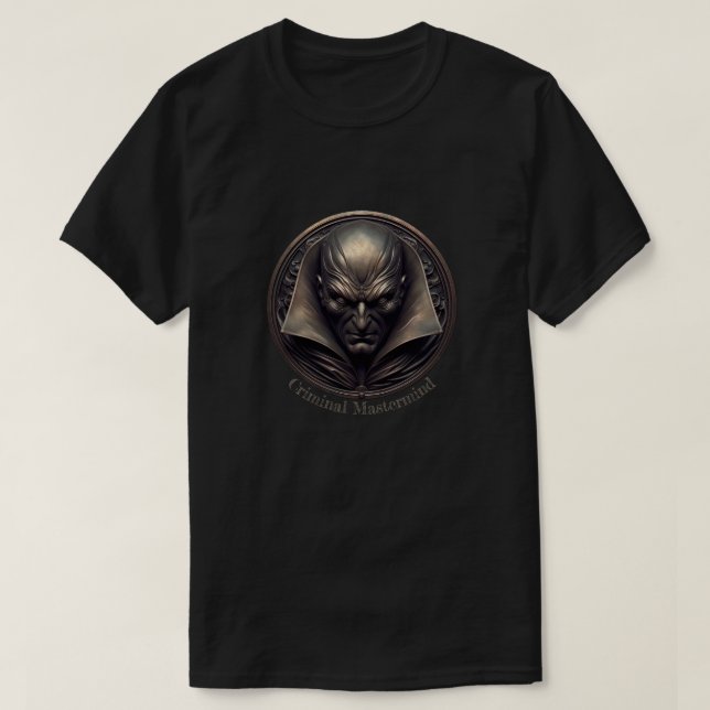 T-shirt Le cerveau criminel (Design devant)