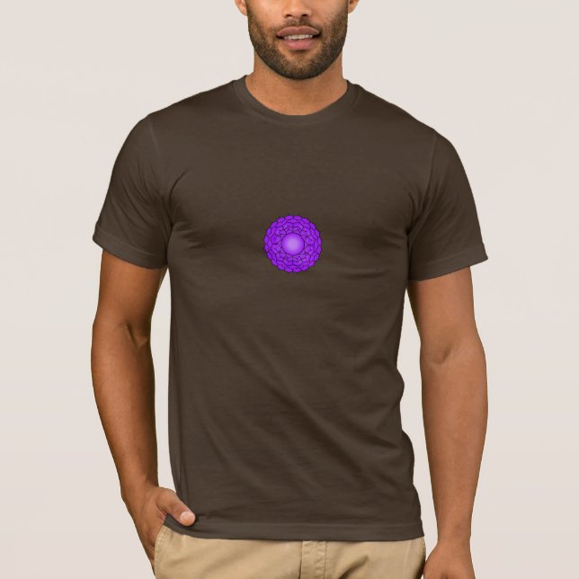 T-shirt Le chakra de la Couronne (Devant)