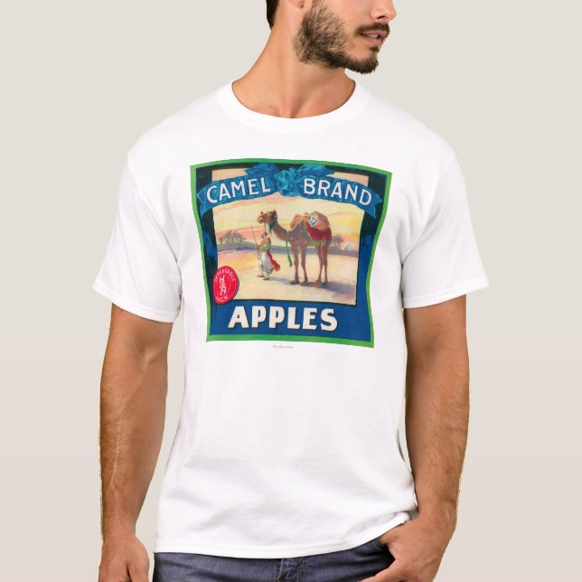 T-shirt Le chameau Apple marquent - l'état de Washington (Devant)