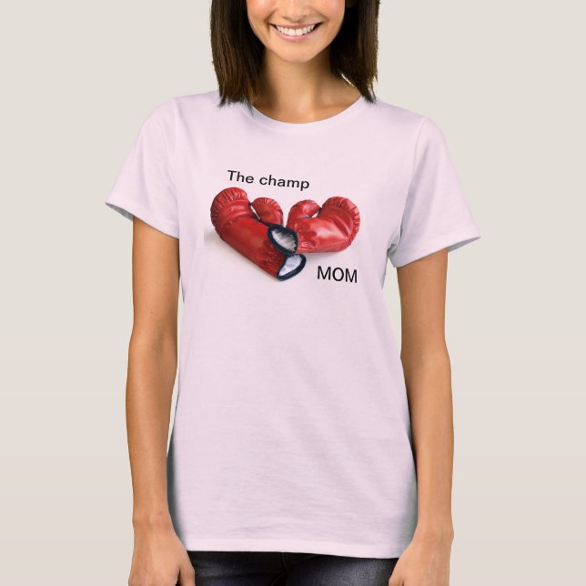 T-shirt Le champion. maman (Devant)