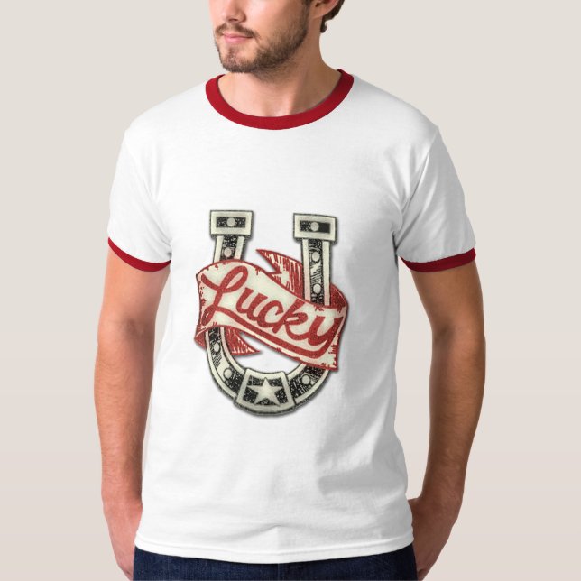 T-shirt Le chanceux (Devant)