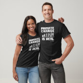 T-shirt Le changement climatique drôle de primat (Unisex)