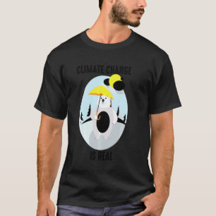 T-shirt Le changement climatique drôle est un Réchauffemen