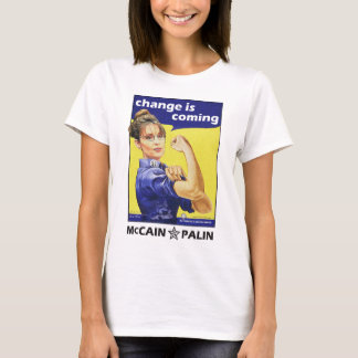 T-shirt le "changement est" Mccain/Parti Républicain